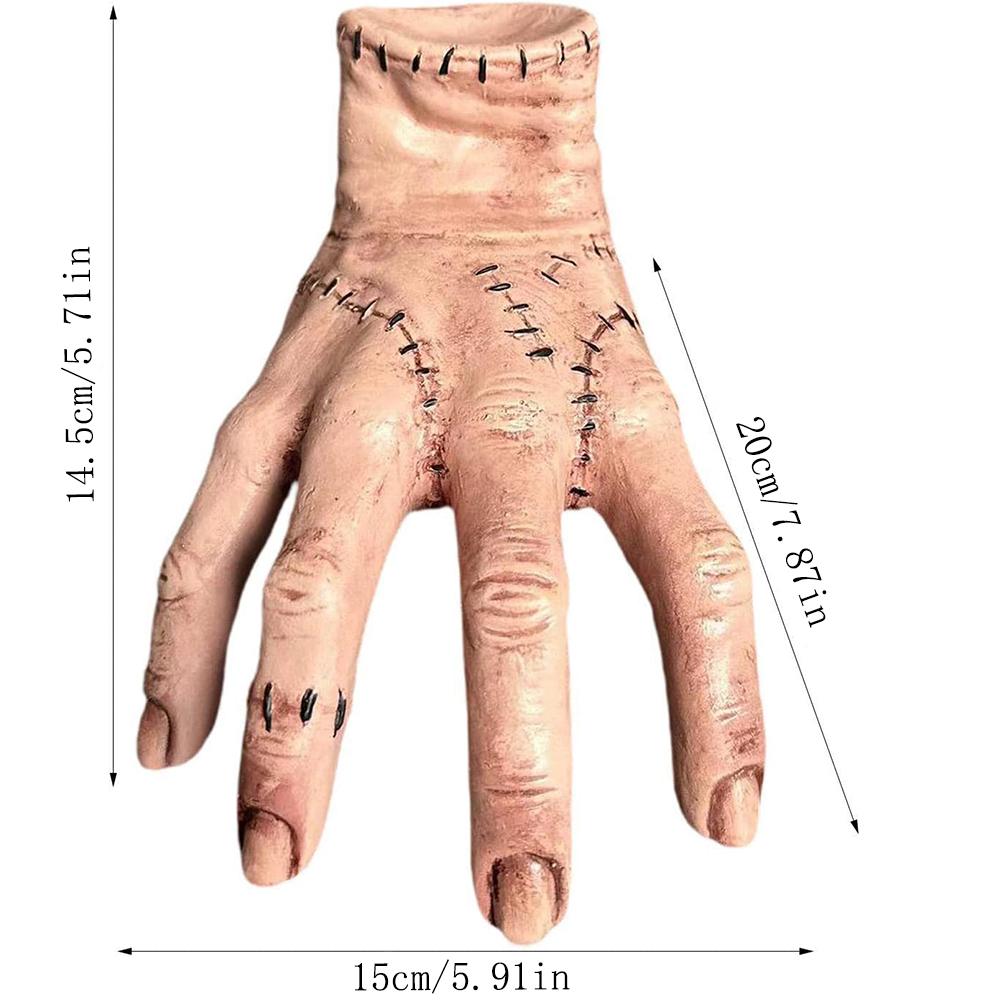 Wednesday Addams Hand Realistic Scar Hands Scary Props Party Decorations