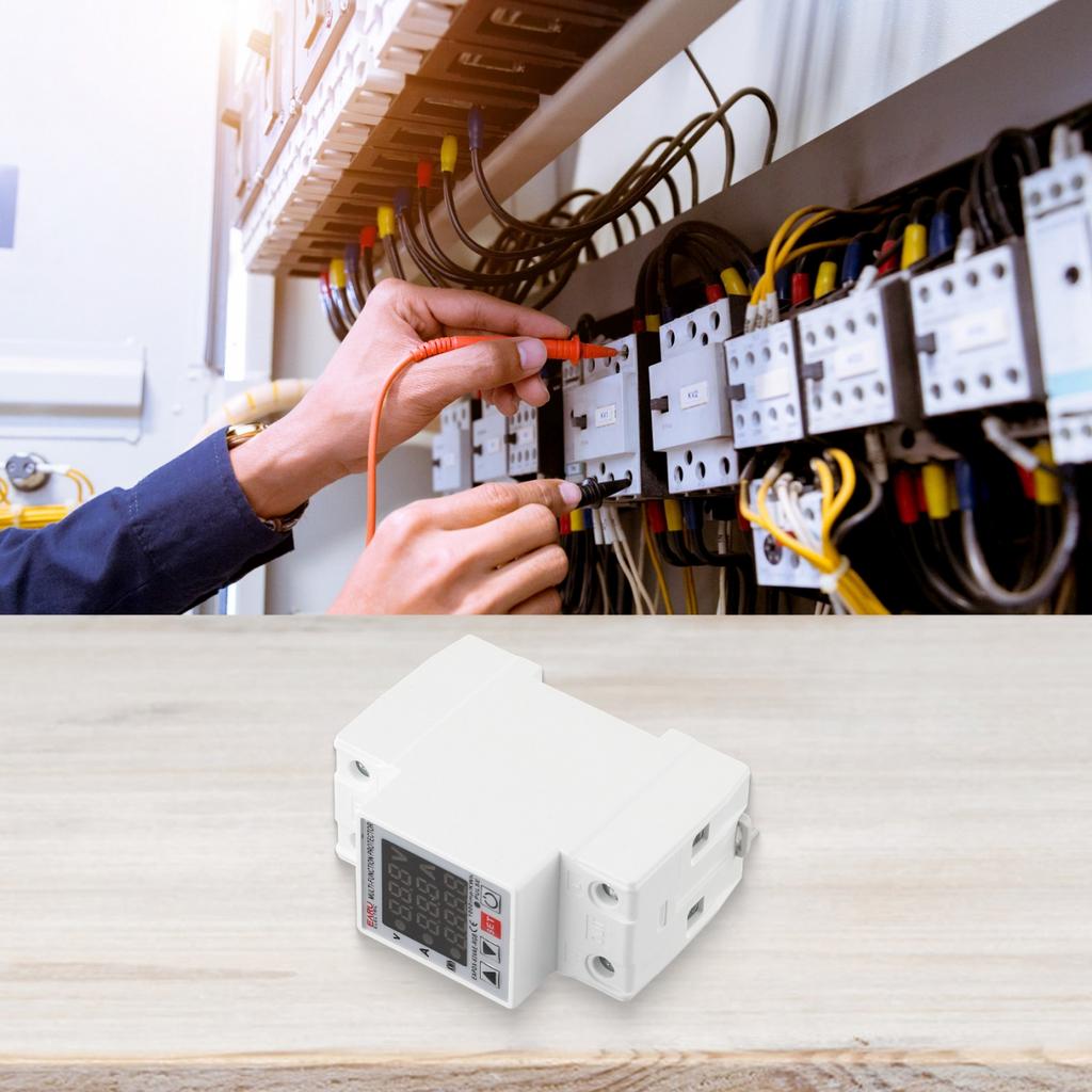 Protector Relay Over Voltage Reconnect Time Red Blue