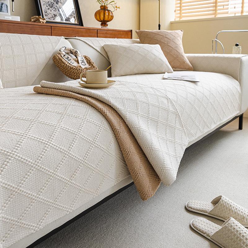 

Подушка для дивана Нескользящая Четыре сезона Универсальный Чехол для дивана Чехол для гостиной Прямой ряд Чехол для дивана Ткань Полотенце для спинки 70*70cm