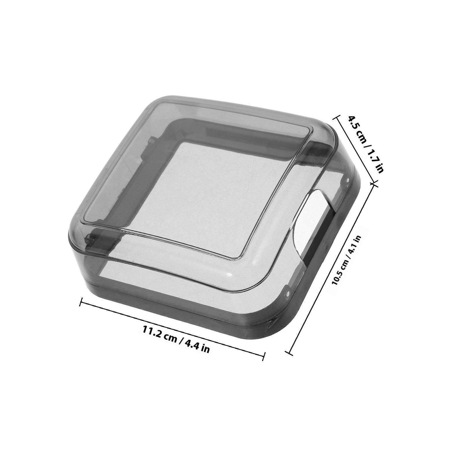

Waterproof Baby Proof Outlet Covers Clear Socket Protector for Wall Outlets Self-Adhesive Easy Install Universal Fit Nursery чёрный
