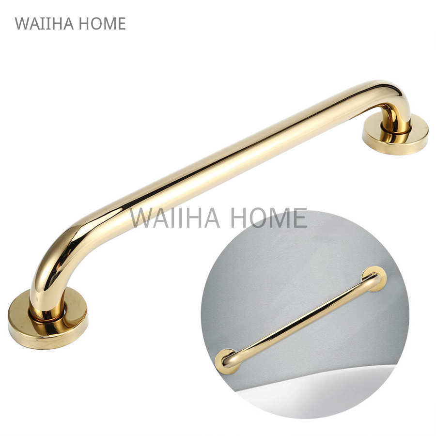 Anti-Slip Handrail Grab Bar for Bathroom Toilet Stainless Steel Gold Bathtub Shower Safety Handle Rail Bathroom Accessories 30cm