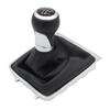 For Volkswagen VW Passat B6 B7 2005-2015 5/6 Speed Gear Shift Knob Head Leather Gaiter Boot Cover Collar Case Car Accessories