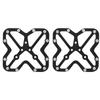 1 Pair  Aluminum Alloy Bike Bicyle Large Clipless Pedal Platform Adapters for SPDBlack