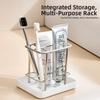 Saving Space Stainless Steel Toothbrush Holder Toothbrush Toothpaste Stand Washbasin