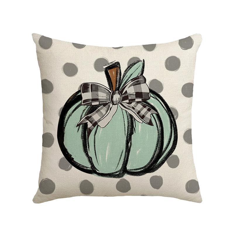 Linen Pumpkin Truck Party Decoration Throw Pillow Cover Autumn Sofa Bedroom Living Room Printed Cushion Pillow