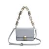 New Niche Solid Color Small Square Bag Fashion Chain PU Bag Shoulder Bag