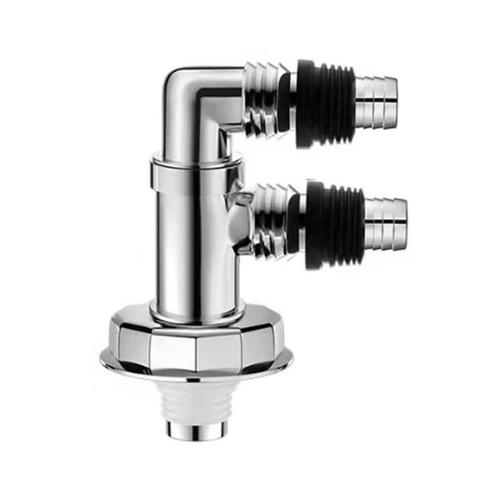 Washing Machine Drain Hose Connector Drain Pipe Adapter ABS Drain Joint for Leak Frees Performances & Easy Installation