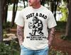 Just A Dad Who Always Came Back With the Milk, Bigfoot Humor Dad T-Shirt