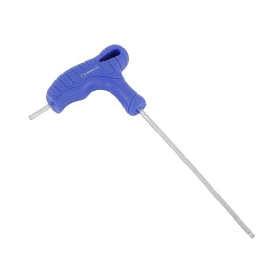 Small Space Operation Tool T-Handle Hex Wrench, Professional Ergonomic Grip Metric Extended Shaft Industrial Equipment Maintenance Wrench for
