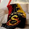 1pc Digital Print Nap Blanket, Galatasaray SK Blanket for Home Use, All Season Warmth, Christmas and Valentine's Day Gift Blanket