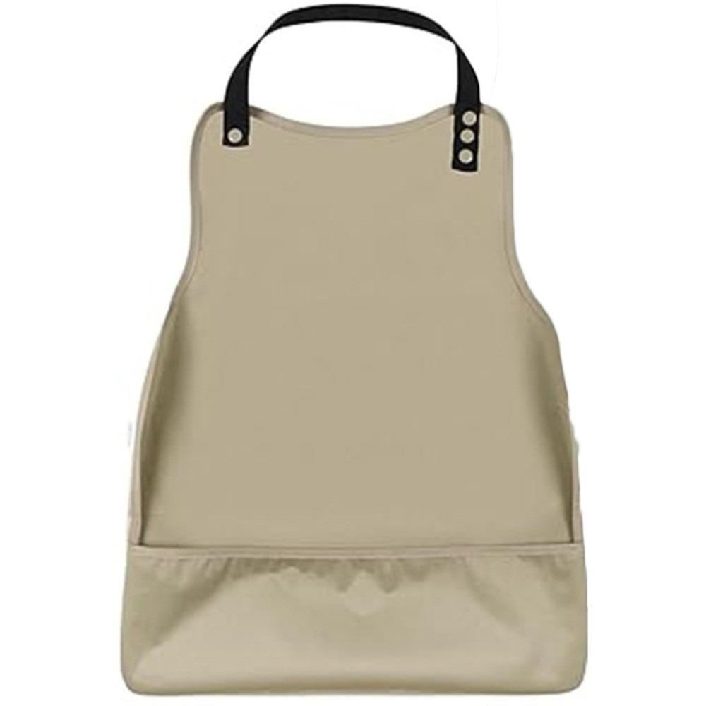 

Waterproof Adult Feeding Bib Reusable Dining Clothing Protector Apron Disabled Individuals абрикосовий