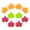 2Pcs Maple Leaf Fall Fashions Silicone Beads for DIY Keys Chain Loose Spacing Focal Beads Jewelry Making Necklaces Bracelets