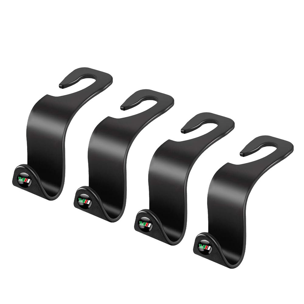 4Pcs Car Styling ABS Back Seat Storage Hook Holder Clips For Skoda Octavia A5 3 2 VRS Kodiaq Rapid Fabia Superb Scala Kamiq VII