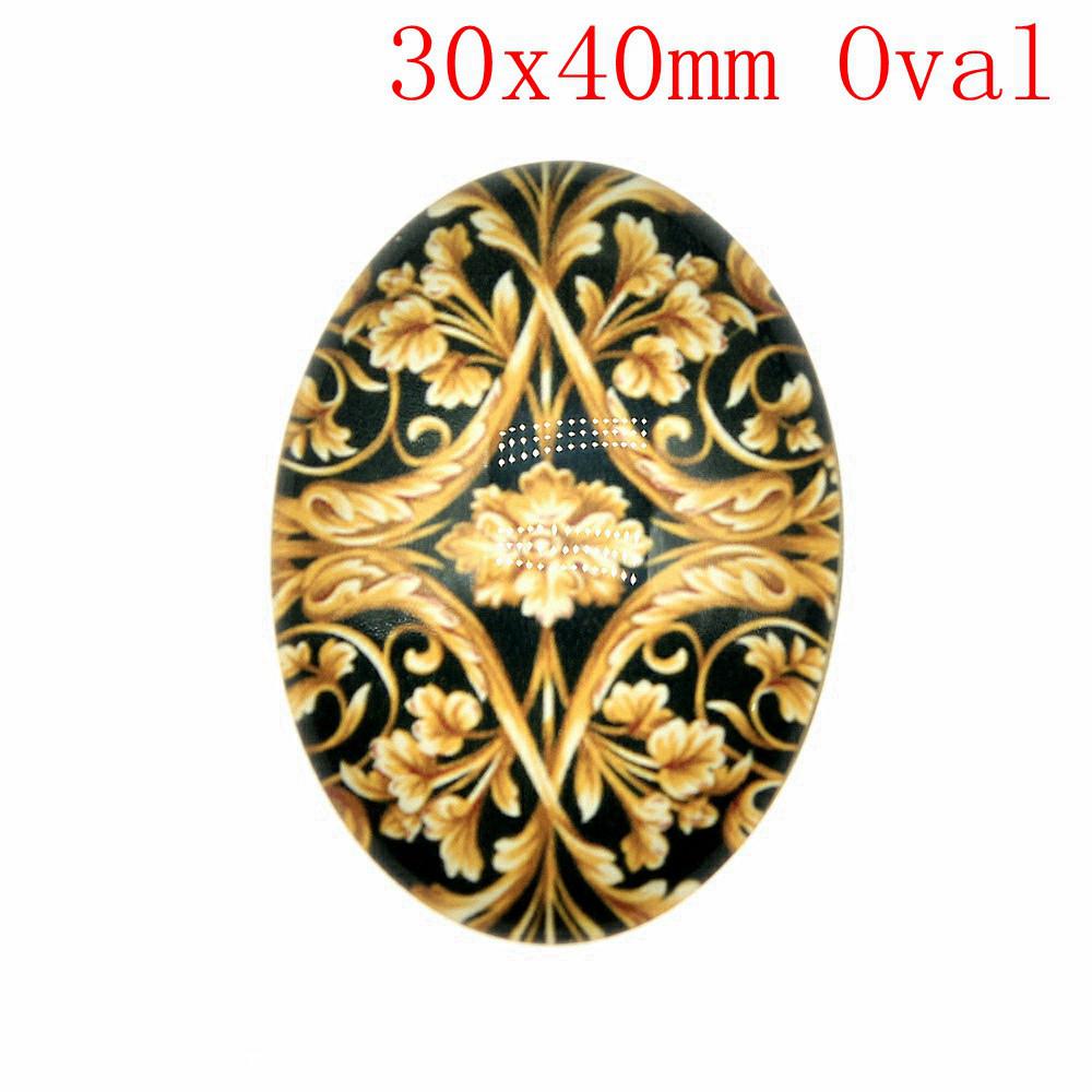 Flat Back Glass Cabochon Accessories Parts Male Jewelry Bulk Personalized Materials