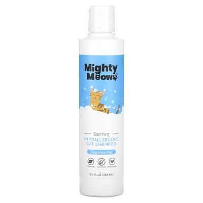Mighty Meow, Hypoallergenic Cat Shampoo, Fragrance Free, 266 Ml (9 Fl Oz)