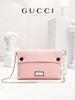 El Yapımı Pembe Kanvas İnci Zincirli Çanta, Niş Tasarımlı Tek Omuz Askılı Çanta, Kadınlar İçin Hafif Lüks Vintage Tarzı Çok Yönlü Çanta GUCCI-GIFT-80