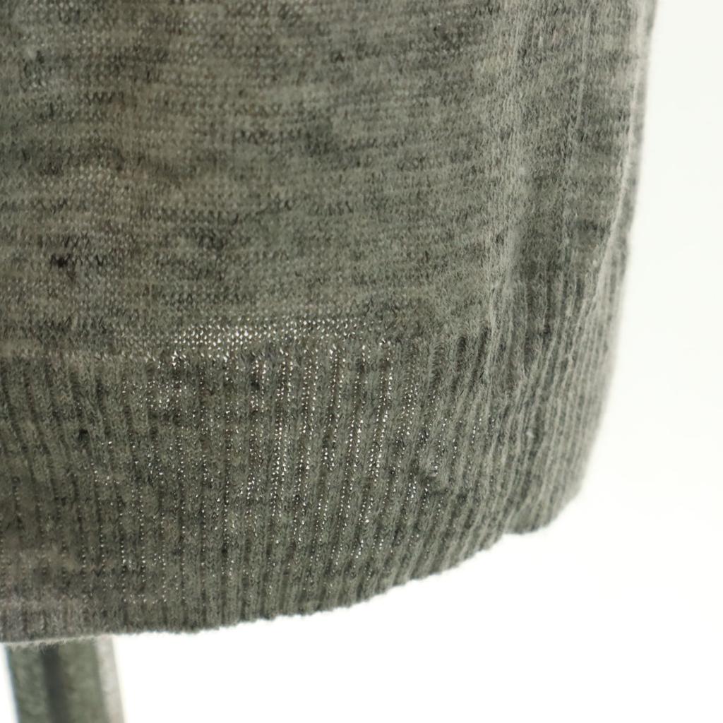 Ron Herman Linen 100% Long sleeve long knit cardigan XS gray Women Used