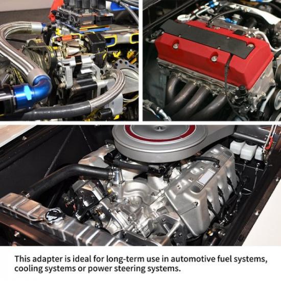 12AN Female to 12AN Female 90 Degree Swivel Coupler Union Fitting Adapter