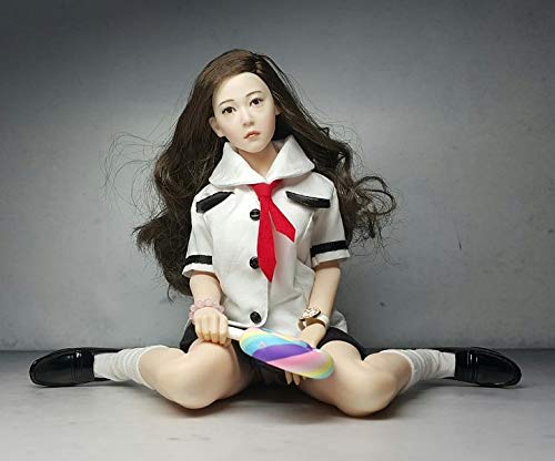 [TOYBARJAPAN] 1/6 Scale Figure Accessory/Female Asian Girl Lolita Junior Beauty Pearl Skin Head (Clothes and Body Not Included)