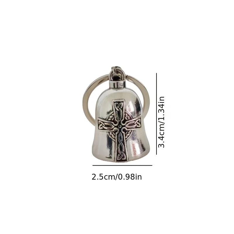 Motorcycle Bicycle Protection Bell Keychain, Exquisite Protective Charm for Bike Motorcycle Pet