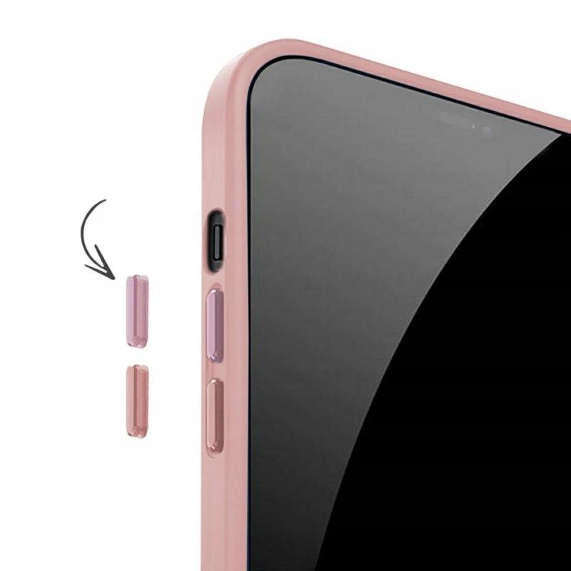 Etui do iphone 11 magsafe magmat obudowa wzmacniana różowy case + szkło