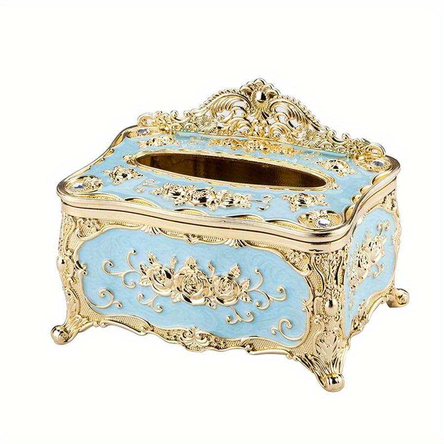 

Коробка для салфеток в европейском стиле, коробка для салфеток для ресторанов и гостиниц высокого класса, коробка для хранения бумаги для рабочего стола в гостиной