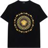 T-Shirts Men's Black Crew Neck Moderate Straight Fit 1011861-1A16022-2B130