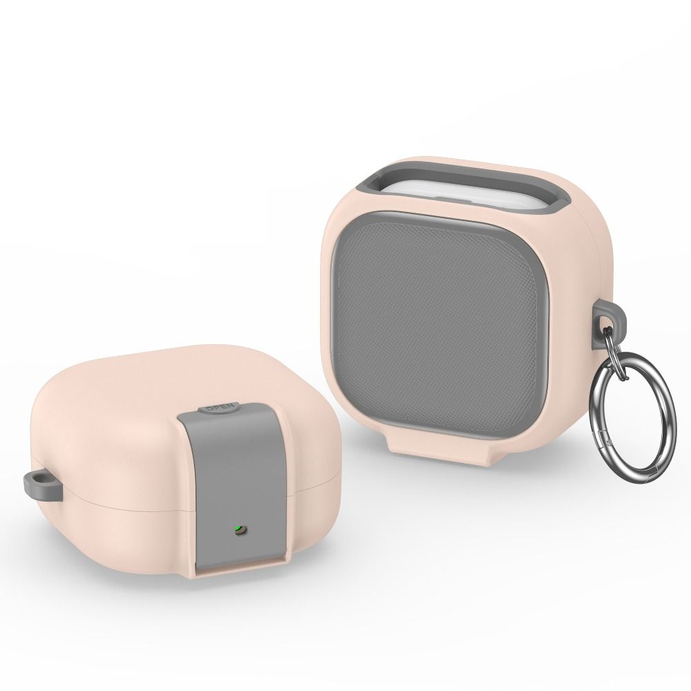 New Anti-fall Phone Holder Earphone Case with Keychain Wear-resistant Bluetooth Headphone Cover for Samsung Galaxy Buds 4/4Pro
