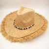 Nowe Letnie Męskie Naturalne Kapelusze Raffia Jazz Panama Fedora Słomkowy Kapelusz Plażowe Nakrycia Przeciwsłoneczne dla Mężczyzn