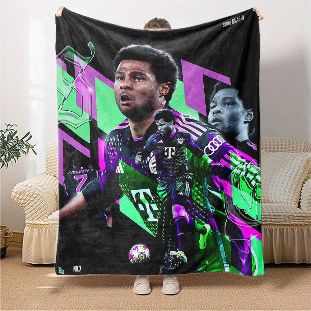Urban Style Portrait Blankets Flannel Printed Breathable Warm Throw Blanket for Home Office Bedspreads 0708a71