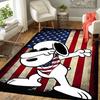 1pc Snoopy Flag Carpet Rug for Bedroom Living Room Decor Sofa Home Game Area Rug Non-slip Floor Mat. DT71601139