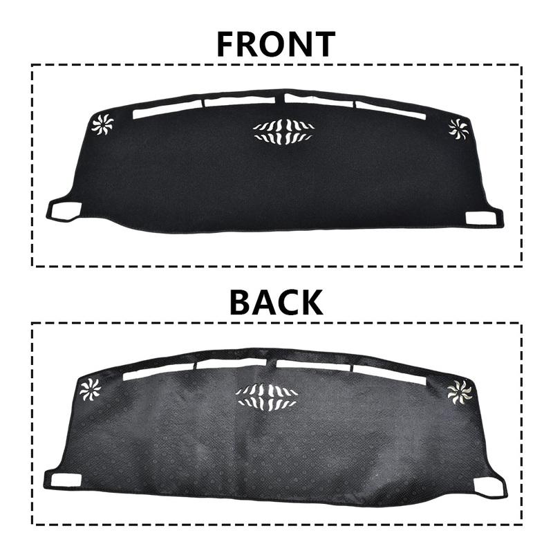 For Jeep Compass    2024 Car Dashboard Cover Avoid Light Pads Sun Shade Mats trument Panel Carpets Accessories