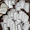 40pcs/lot Memo Pads Material Paper Wind Chromatography Junk Journal Scrapbooking Cards Retro Background Decoration Paper