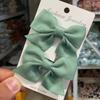 2 Pcs Bow Hair Clip Elegant Flower Hair Clips For Kids Ladies Set Hairpin Hair Accessories Korean Style Bair Accessories