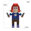 Building Block Set - DIY Assembly Collectible Mini Figures With Interchangeable Parts |Game Character Model Kits For Fans & Adults