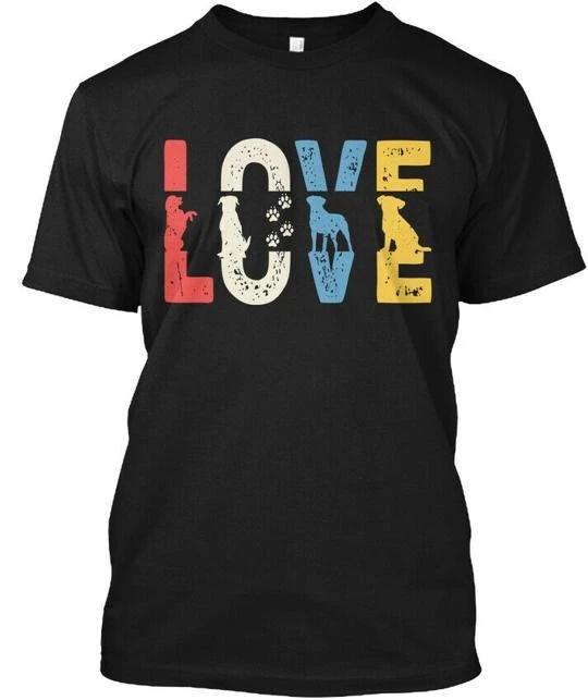 Love Dog T shirt Made in the USA Size S to 5XL S