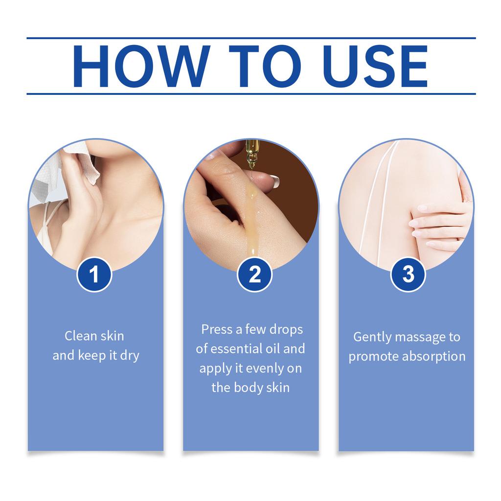 OUHOE Body Massage Oil Deep Smoothing Moisturizing Nourish Relaxing Muscle Soothing Anti-Aging Relieve Fatigue Spa Essential Oil