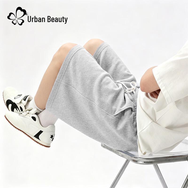

Women s High-Waisted Drawstring Straight-Leg Shorts M