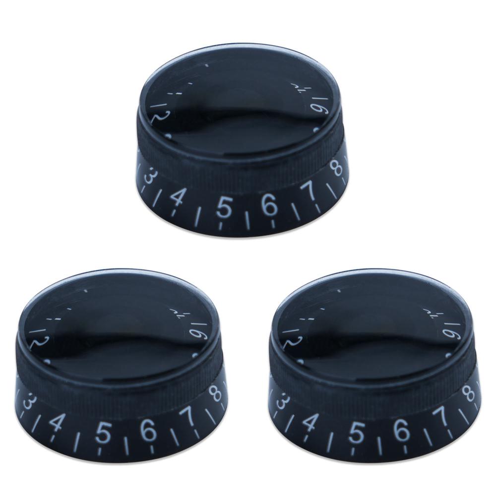 3pcs/4pcs Electric Guitar Knobs Speed Volume Tone Control Knobs Compatible for LP Style Electric Guitar Parts Replacem