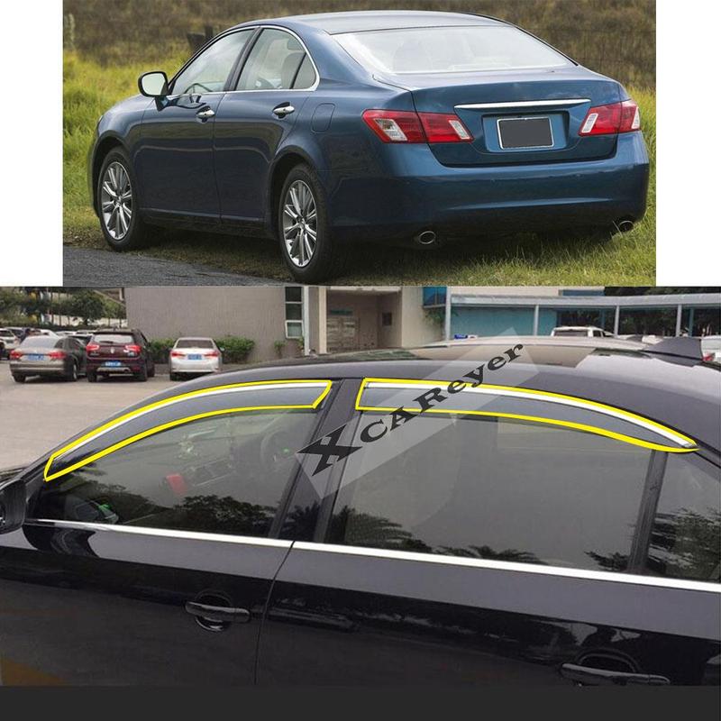 For LEXUS ES-Class (GSV40) ES240/ES350 2006 2007 2008 2009 2010 2011 Sticker Plastic Window Glass Wind Visor Rain/Sun Guard Vent