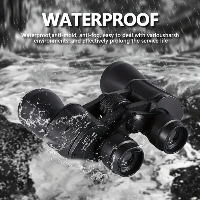 Vojenský 20x50 výkonný dalekohled s dlouhým dosahem Zoom HD BAK4-Prism Profesionální dalekohled s vysokým zvětšením pro loveckou turistiku