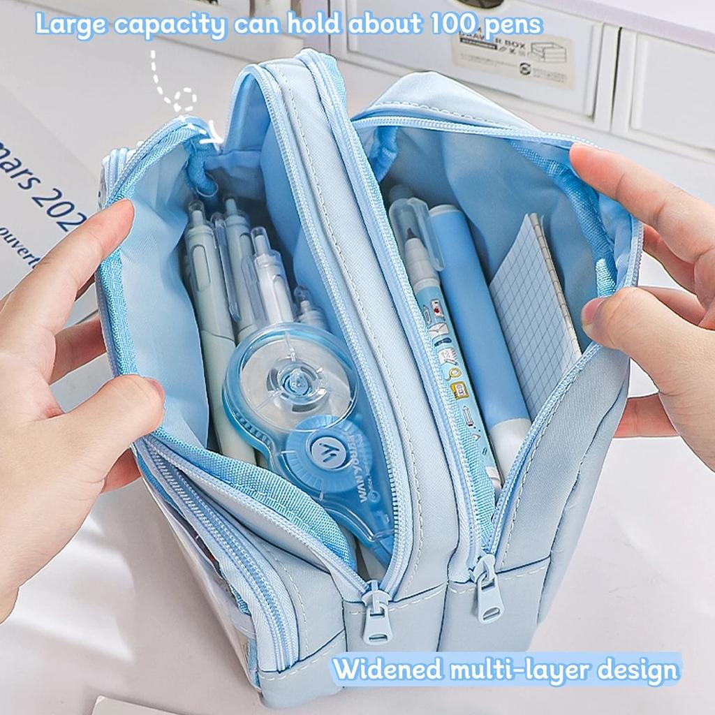 1PC Large-capacity Multi-functional Creative Pencil Case with High Appearance, Simple and Painful Pencil Case