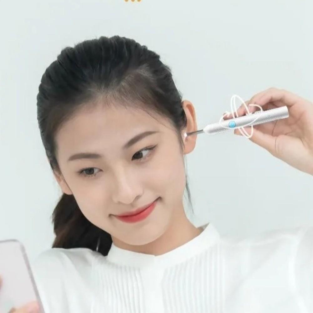 Wireless WiFi Otoscope Endoscope HD Camera Wax Removal Tool Smart Visual Ear Cleaner Kids Adults