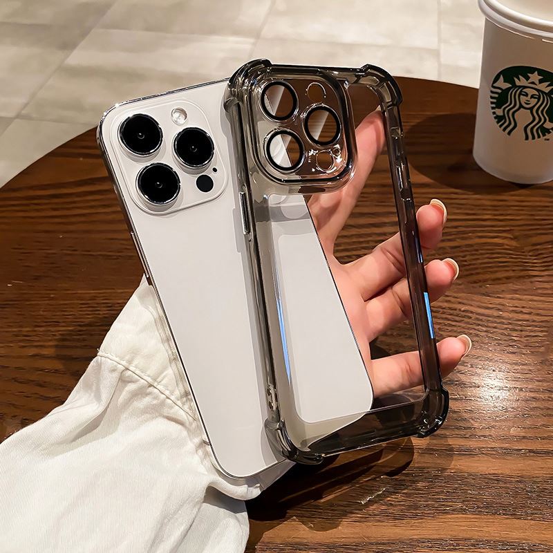 Factory Direct Clear Acrylic Phone Case for 7-16 Pro Max Camera Protection Waterproof Shockproof Back Cover
