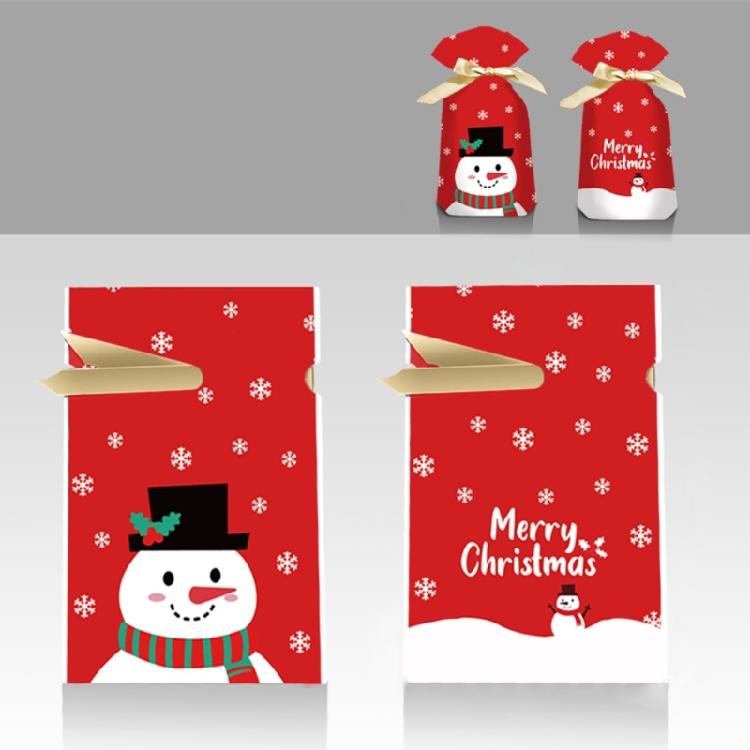 50pcs Christmas Presents Bags Candy Bag Christmas Decorations New Year Presents