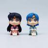 Sailor Moon Anime Figure Q Version Kawaii Sailor Mars Jupiter Mercury Venus Action Figure PVC Collection Model Doll Toy for Kids
