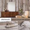 Retro Faux Wood Grain Peel And Stick Wallpaper Self-adhesive Wood Plank Wallpaper Roll Removable Vinyl Wall Covering For Restaur