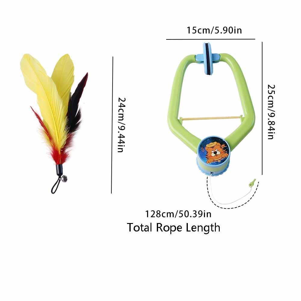 Retractable Cat Hanging Swing Toy Automatic Lifting Self-Entertainment Toy  Indoor Use