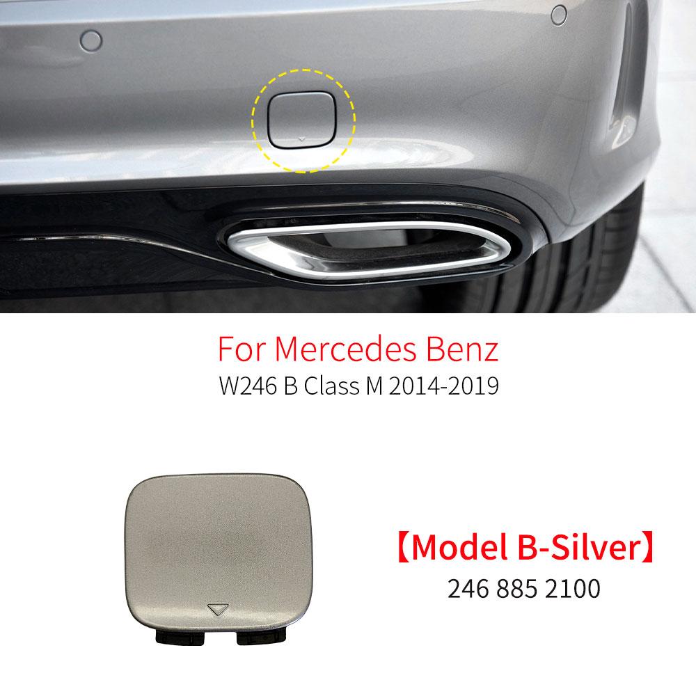 Car Rear Bumper Tow Hook Cover Cap Replacement Accessory Black White For Mercedes Benz B Class W246 B180 B200 B220 2014-