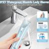 2 In 1 Electric Razors for Women Painless Ladies Epilator Facial Mustache Shaver Bikini Underarms Legs Trimmer Electric Hair Removal